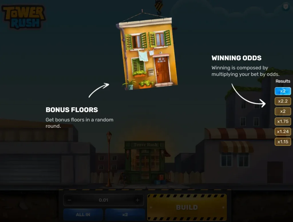 Tower Rush Regeln für Multiplikatoren