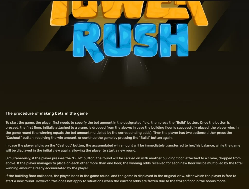 Tower Rush Regeln